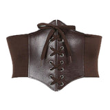 Corset Wide Pu Leather Slimming Body Belt - Alt Style Clothing