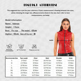 Patent Leather Stand Collar Vest - Alt Style Clothing
