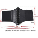 Corset Wide Cincher Belt Faux Leather Slimming Body Shaping Girdle - Alt Style Clothing