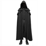 Gothic Cloak Coats Hooded Solid - Alt Style Clothing