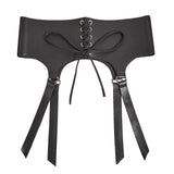 Lace up girdle underbust cincher belt - Alt Style Clothing