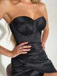 Strapless Off Shoulder Tube Party Sleeveless Bustier Top - Alt Style Clothing