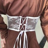 Underbust Decorative Corset Shaper Strap Slimming Waist Belt - Alt Style Clothing