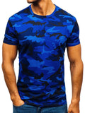 Camo Pattern Outdoor Sporty T-Shirt - Alt Style Clothing