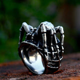 Stainless Steel Unique Punk Cool spider Ring - Alt Style Clothing