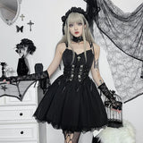 Dark Gothic Aesthetic Bandage Corset Dress