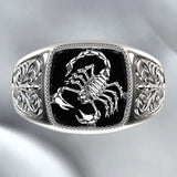 Gothic Punk Scorpion Retro Ring