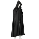 Gothic Cloak Coats Hooded Solid - Alt Style Clothing