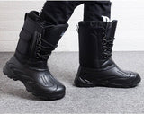 Non-Slip Waterproof Winter Platform Boots with Short Plush for Men - Alt Style Clothing