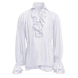 Victorian Gothic Renaissance Shirt - Ruffled and Steampunk Style, Perfect for Vampire or Medieval Costumes - Alt Style Clothing