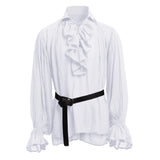 Victorian Gothic Renaissance Shirt - Ruffled and Steampunk Style, Perfect for Vampire or Medieval Costumes - Alt Style Clothing