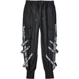 Gothic Cargo Trousers for Men Techwear - Alt Style Clothing