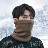 Windproof Warm Knitted Plush Thicken Wool Protect The Neck Pullover Scarf - Alt Style Clothing