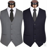 Slim Fit Suit Vest Formal Businss - Alt Style Clothing