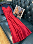 Loose Satin Sexy Slip Dress Elegant Casual Party - Alt Style Clothing