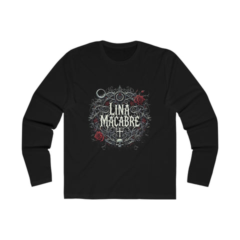 Venomous Sin Lina Macabre Men's Long Sleeve Crew Tee