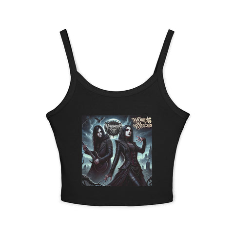 Venomous Sin Wounds of Shadows Spaghetti Strap Tank Top