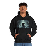 Venomous Sin Poisoned Embrace Uncuffed Heavy Blend Hooded Sweatshirt