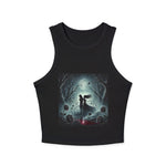 Venomous Sin Poisoned Embrace Uncuffed Micro Rib Racer Tank Top