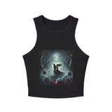 Venomous Sin Poisoned Embrace Uncuffed Micro Rib Racer Tank Top