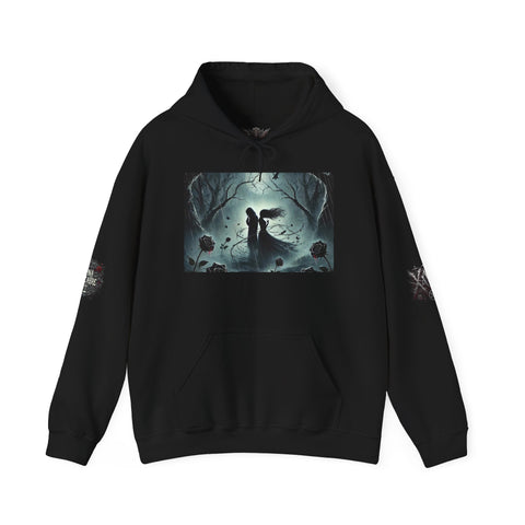 Venomous Sin Poisoned Embrace Uncuffed Heavy Blend Hooded Sweatshirt