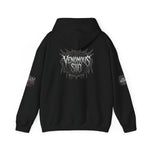 Venomous Sin Poisoned Embrace Uncuffed Heavy Blend Hooded Sweatshirt