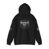 Venomous Sin Poisoned Embrace Uncuffed Heavy Blend Hooded Sweatshirt