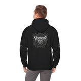 Venomous Sin Poisoned Embrace Uncuffed Heavy Blend Hooded Sweatshirt