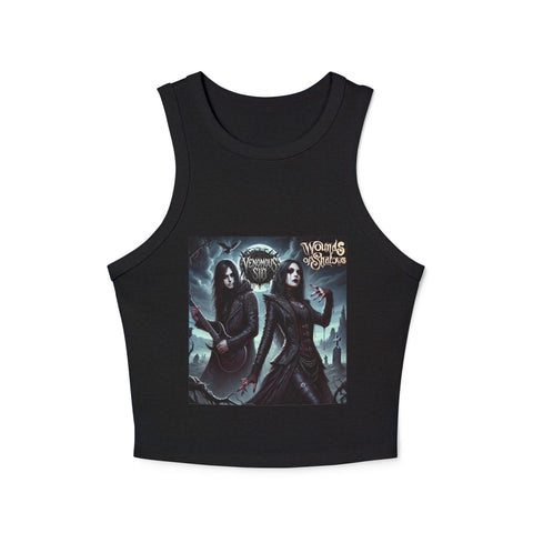 Venomous Sin Wounds of Shadows Micro Rib Racer Tank Top