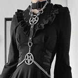 Gothic Leather Harness Accessories Leather Straps - Alt Style Clothing