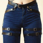 Hand-made trendy Punk. Binding belt leg ring - Alt Style Clothing