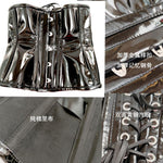 PU Leather Underbust Corset Body Shaper - Alt Style Clothing