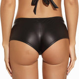 Sexy Mini Shorts Leather Thin Seamless Zipper Nightclub - Alt Style Clothing