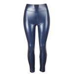 Thickened High-Waist Fleece-Lined PU Leather Leggings – Warm and Stylish for Winter