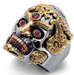 Retro Gothic Skull Ring Rock Locomotive Jewelry - Alt Style Clothing