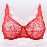 Lace Underwired BH Hollow Out Bra - Alt Style Clothing