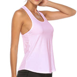 Sports Top Sleeveless Vest Round Neck Tank Top