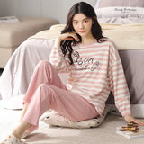 Autumn-Winter Cotton Pajama Set – Cozy and Cute Homewear for Relaxation