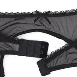 Lace garter belt transparent Underwear suspender belt - Alt Style Clothing