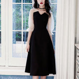 Mesh Elegant Long Vintage Gothic Long Sleeve - Alt Style Clothing
