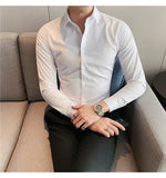 Long Sleeve Shirt Formal Wear - Alt Style Clothing