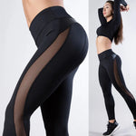 Sexy Women Leggings Gothic Insert Mesh Design - Alt Style Clothing