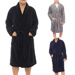 Stay Cozy and Stylish with Our Winter Flannel Robe for Men