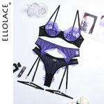 Lingerie Lace Patchwork Sensual Exotic Set - Alt Style Clothing