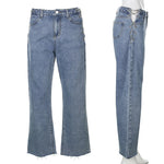 High Waisted Chain Jeans - Featuring a Cross Chain and Hollow Out Design for a Sexy and Elegant Look