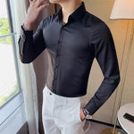 Long Sleeve Shirt Formal Wear - Alt Style Clothing