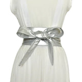 Lace-Up Bowknot Wide Waist Belt – Stylish Accent for Any Outfit