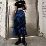 Gothic Loose streetwear Wind High Waist Skirt - Alt Style Clothing