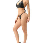 Gothic G-String Simple Thin Belt Low-Waisted Panties - Alt Style Clothing