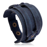 Vintage Simple Leather Gothic Adjustable Strap Bracelet - Alt Style Clothing